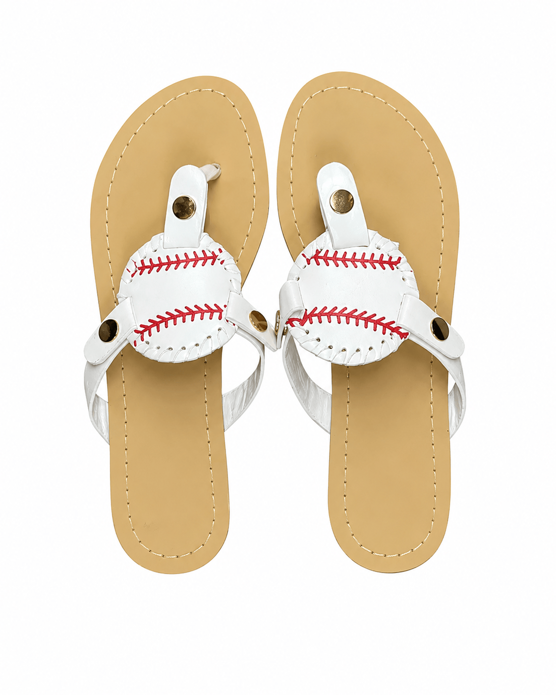 ILTEX Apparel Shoes Sandals Women Baseball Flip Flops