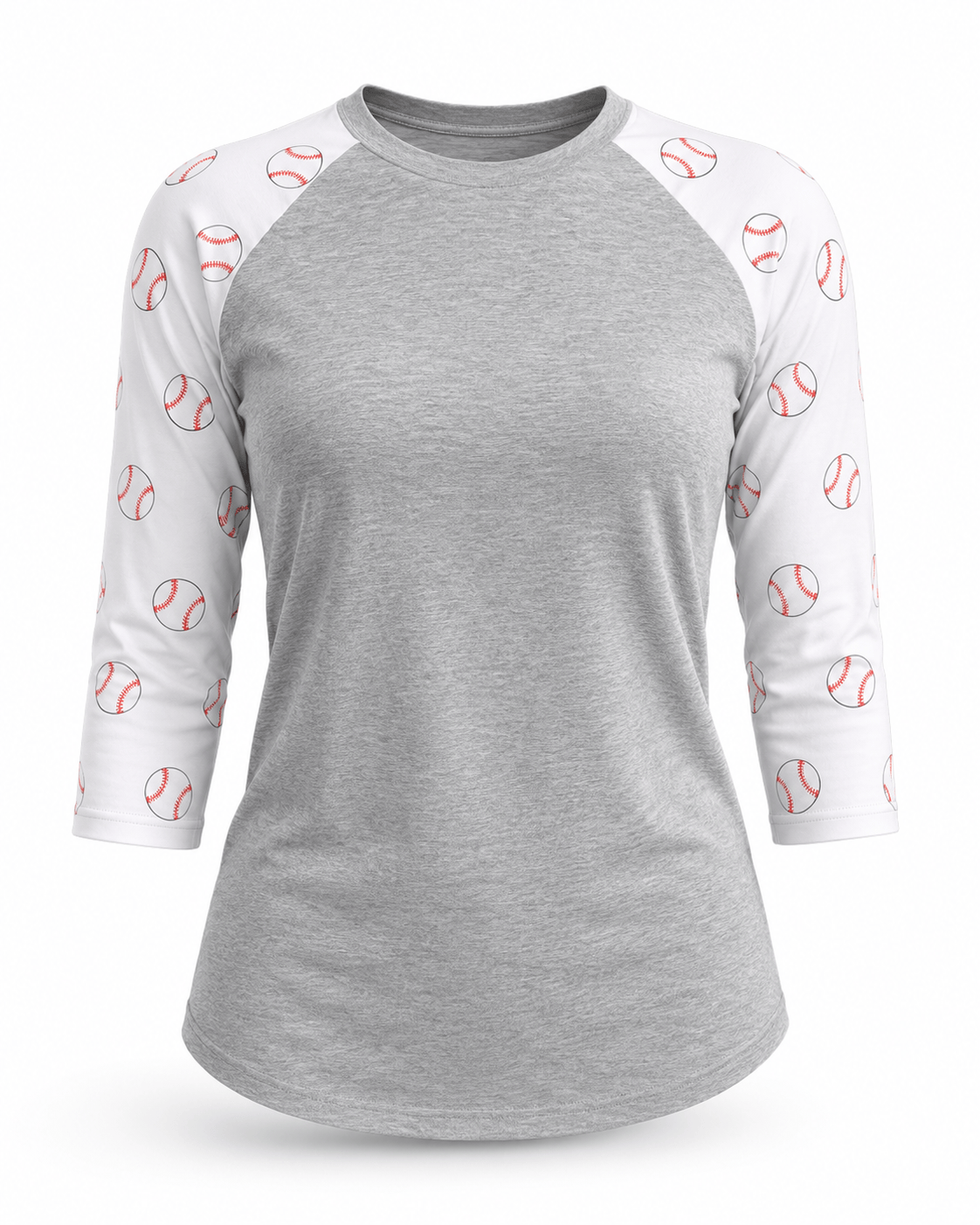 ILTEX Apparel Sports Raglan Baseball Printed Balls Raglan