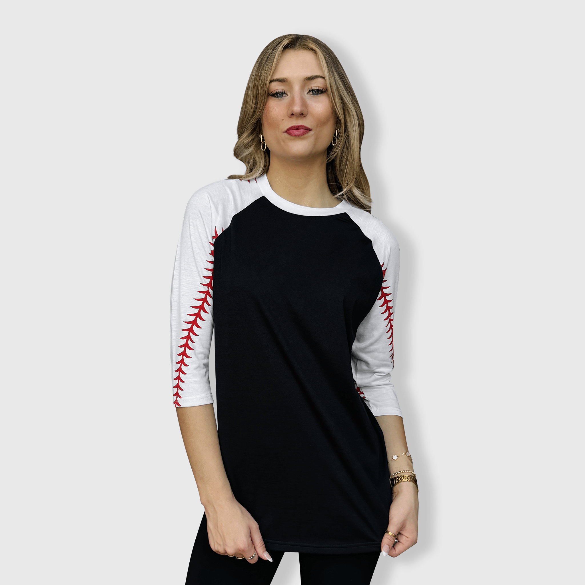 long sleeve baseball dress Adult Baseball Sleeve Raglan - Sports-Inspired Style