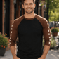 ILTEX Apparel Sports Raglan Black/Brown / Small Football Sleeve Raglan Adult