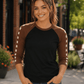 ILTEX Apparel Sports Raglan Black/Brown / Small Football Sleeve Raglan Adult