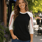 ILTEX Apparel Sports Raglan Black/White / Small Baseball Sleeve Raglan
