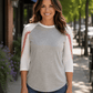 ILTEX Apparel Sports Raglan Gray/White / Small Baseball Sleeve Raglan