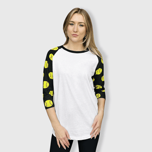 ILTEX Apparel Sports Raglan Softball Print Raglan Adult