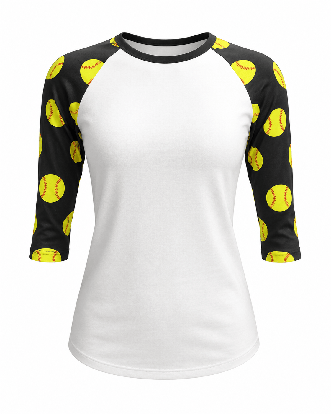 ILTEX Apparel Sports Raglan Softball Print Raglan Adult