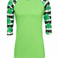 ILTEX Apparel St. Patrick's Striped Clover Green Top