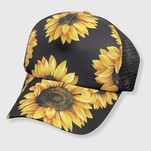 ILTEX Apparel Sunflower Black Cap