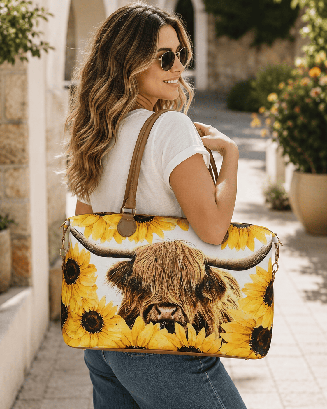 ILTEX Apparel Sunflower Bull Weekender Bag
