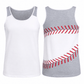 ILTEX Apparel Tank tops Baseball White Stitching Tank Top