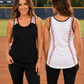 ILTEX Apparel Tank tops Black/White / Small Baseball Tank Top