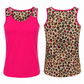 ILTEX Apparel Tank tops Cheetah Hot Pink Polyester Tank Top