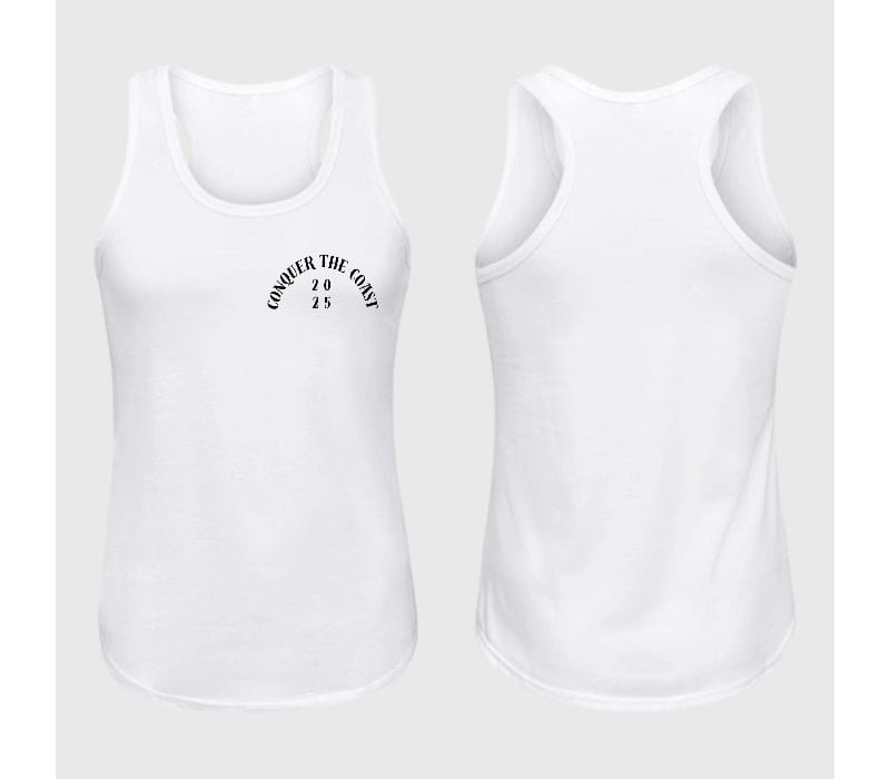 ILTEX Apparel Tank tops cid_2374038 Sublimation Racerback White Polyester Tank Top - Adult & Kids