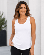 ILTEX Apparel Tank tops Sublimation Racerback White Polyester Tank Top - Adult & Kids
