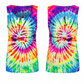 ILTEX Apparel Tank tops Tie Dye Neon Rainbow Black Tank Top
