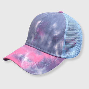 ILTEX Apparel Tie Dye Blue Pink Cap