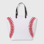 ILTEX Apparel Tote Bag Baseball Canvas Tote Bag