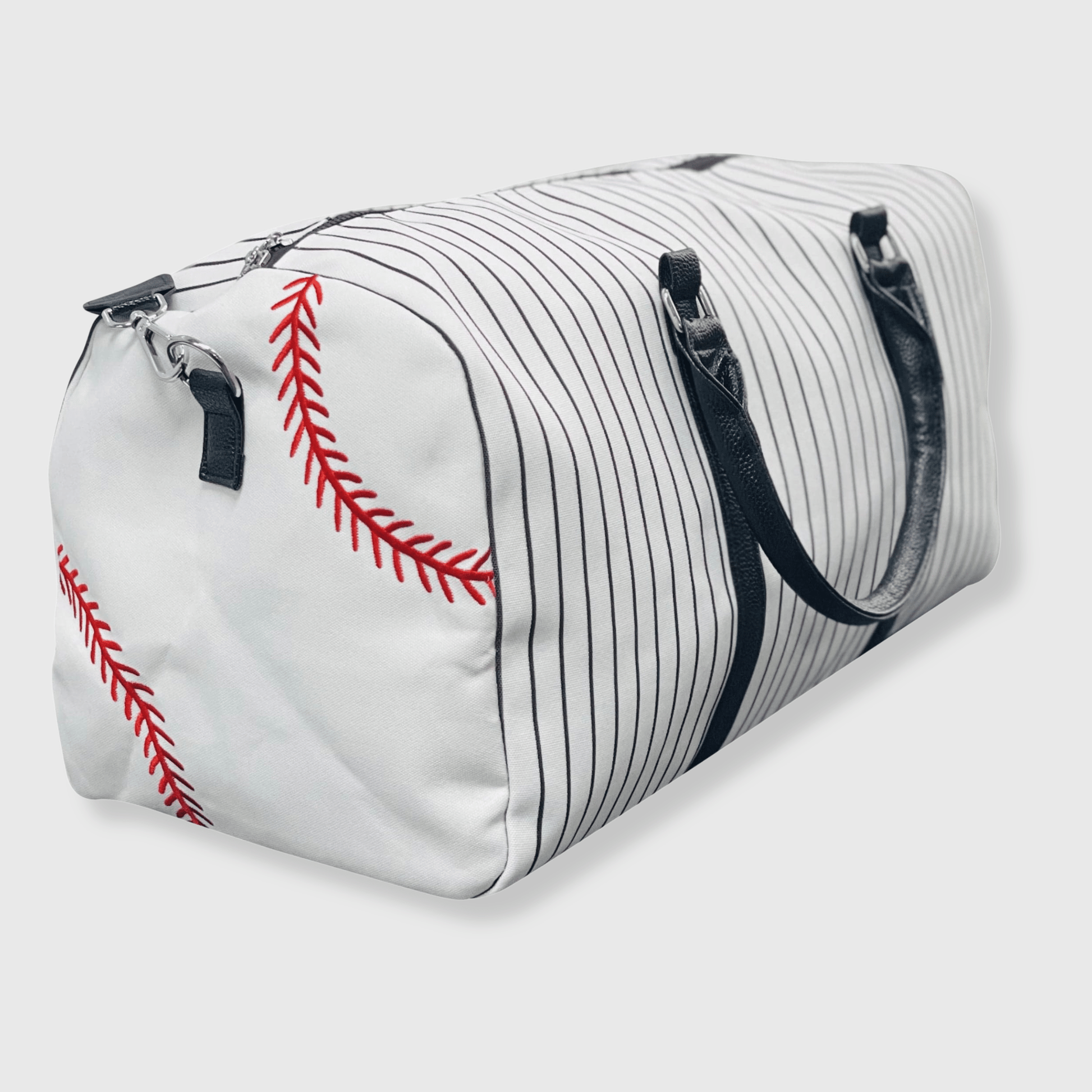 ILTEX Apparel Tote Bag Baseball White Black Duffel Bag