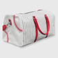 ILTEX Apparel Tote Bag Baseball White Red Duffel Bag