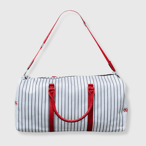 ILTEX Apparel Tote Bag Baseball White Red Duffel Bag