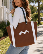 ILTEX Apparel Tote Bag Football Canvas Tote Bag