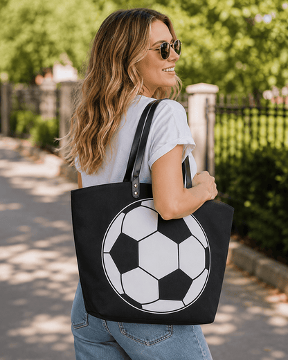 ILTEX Apparel Tote Bag Soccer Canvas Tote Bag