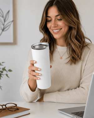 ILTEX Apparel Tumblers TB1001 - Skinny Sublimation Tumbler 20oz