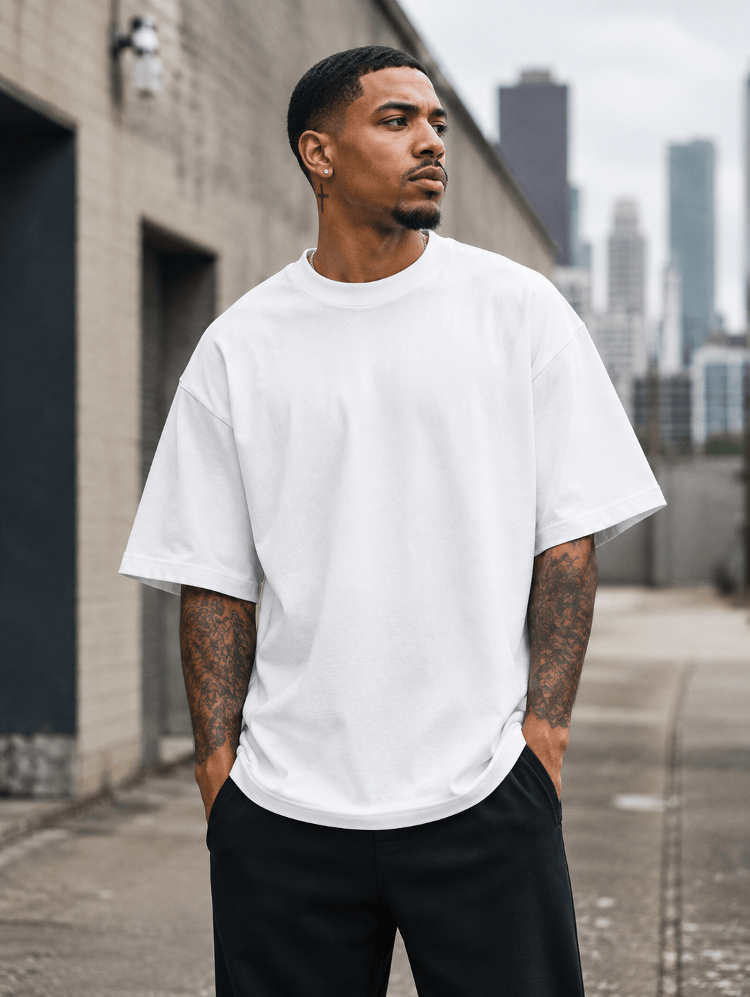 ILTEX Apparel White / Small Adult Premium 7.7oz Tee | UH77