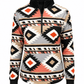 ILTEX Apparel Women's Clothing Aztec Black Coral Quarter Zip