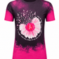 ILTEX Apparel Women's Clothing Breast Cancer Shaded Pink Bleached Top