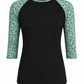 ILTEX Apparel Women's Clothing Cheetah Black Green Top