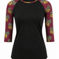 ILTEX Apparel Women's Clothing Cheetah Heart Sunflower Maroon Top