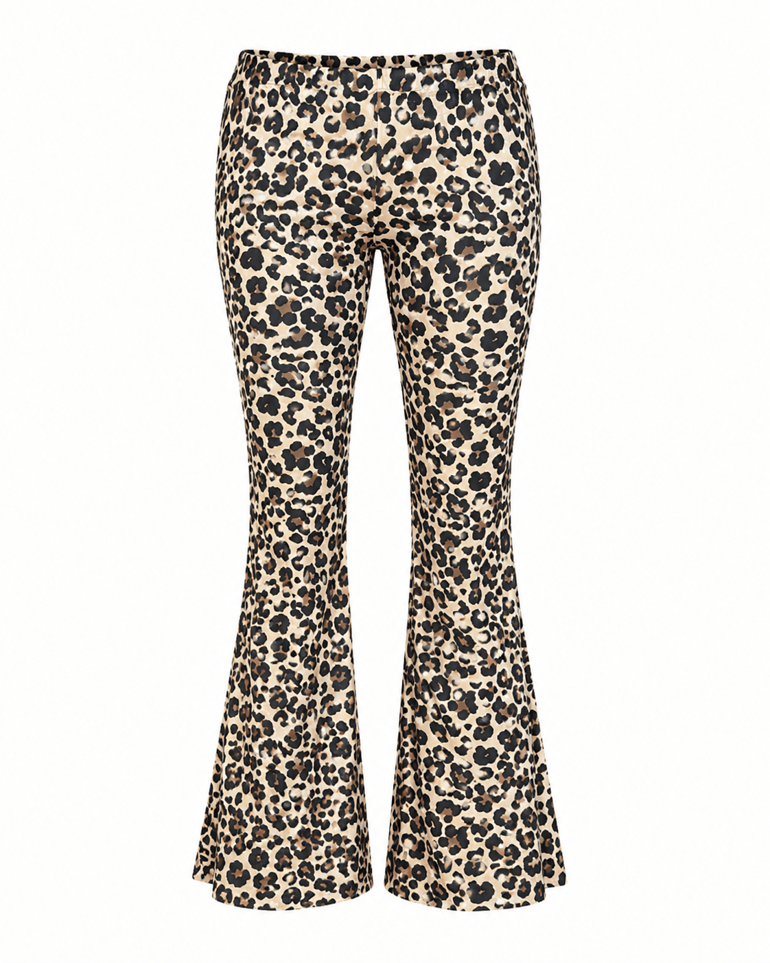 ILTEX Apparel Women's Clothing Cheetah Leopard Bell Bottom Pants - Adult
