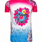 ILTEX Apparel Women's Clothing Colorful Cheetah 'Groovy Mama' Bleached Top