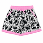 ILTEX Apparel Women's Clothing Cow Black Pink Women's Shorts