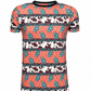 ILTEX Apparel Women's Clothing Cow Turquoise Gemstones Striped Top