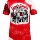 ILTEX Apparel Women's Clothing Dear Santa Red Plaid Short Sleeve Top