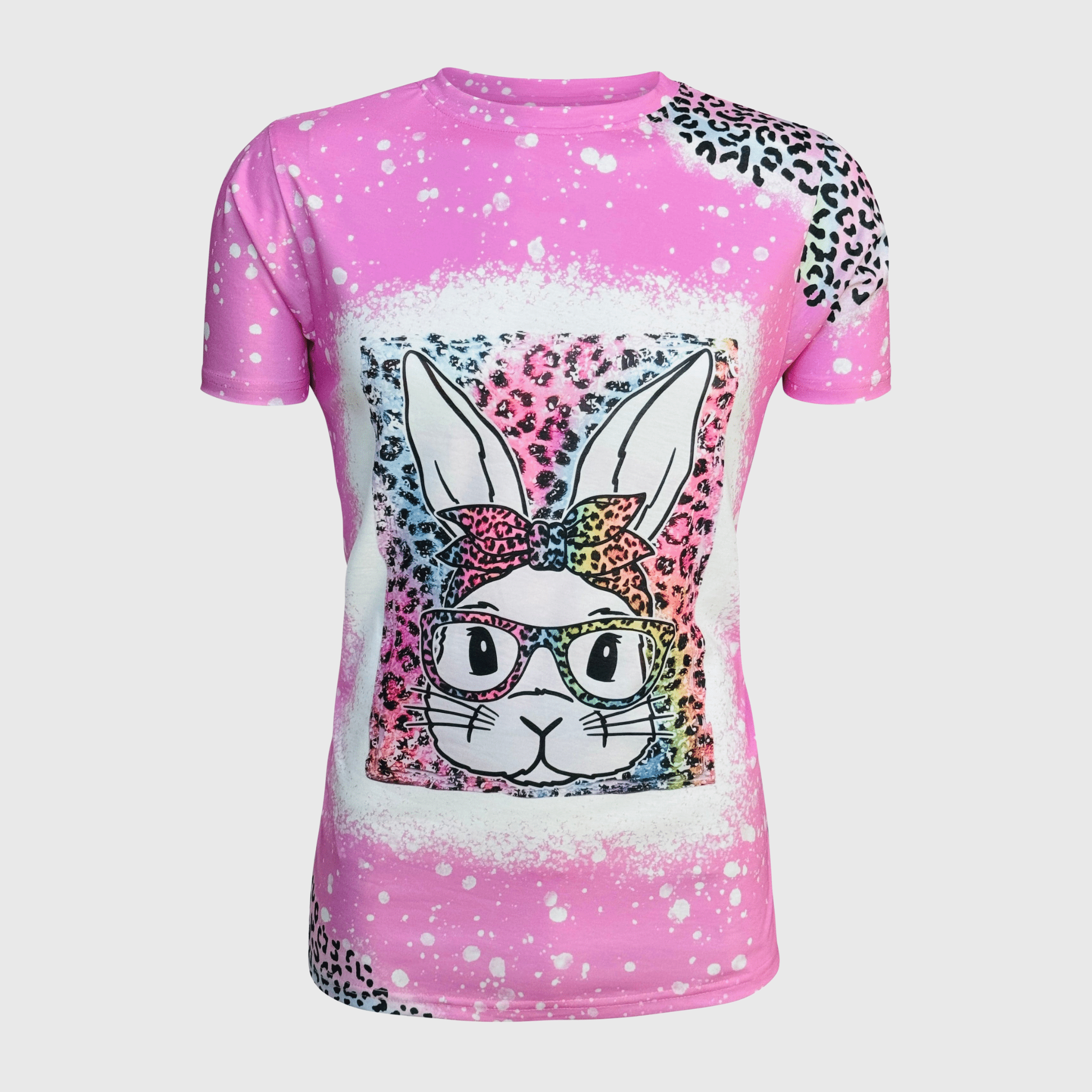Easter Bunny Pink Cheetah Top | ILTEX Apparel