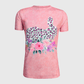 ILTEX Apparel Women's Clothing Easter Cheetah Coral Floral Bunny Top