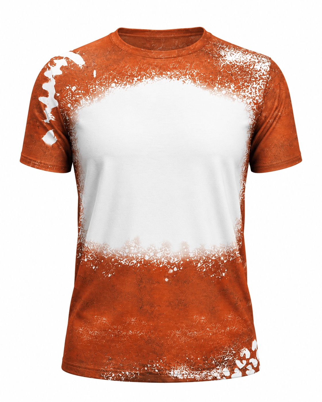 ILTEX Apparel Women's Clothing Football Brown Blank Faux Bleached Top