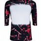 ILTEX Apparel Women's Clothing Halloween Raglan Blank Faux Bleached Top - HAW201