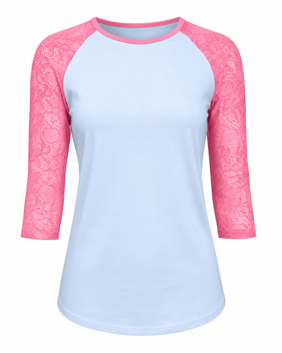 ILTEX Apparel Women's Clothing Lace Sleeves Top