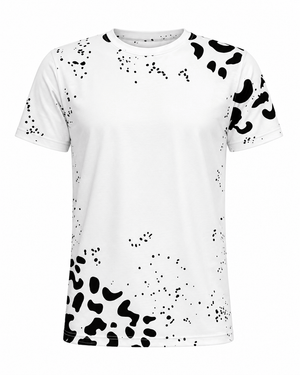 ILTEX Apparel Women's Clothing Leopard Black White Blank Tee