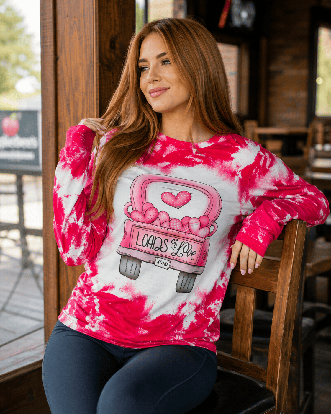 ILTEX Apparel Women's Clothing 'Loads of Love' Pink Cloud Top