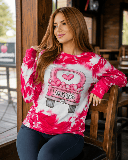 ILTEX Apparel Women's Clothing 'Loads of Love' Pink Cloud Top