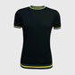 ILTEX Apparel Women's Clothing Mardi Gras Black Ringer Tee