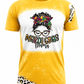 ILTEX Apparel Women's Clothing Mardi Gras Mama Gold Faux Bleached Top
