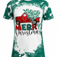 ILTEX Apparel Women's Clothing Merry Christmas Truck Green Short Sleeve Top