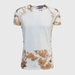 ILTEX Apparel Women's Clothing Reverse Cow Light Brown Blank Faux Bleached Top
