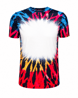 ILTEX Apparel Women's Clothing Reverse Tie Dye Blank Faux Bleached Top - RTD102