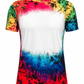 ILTEX Apparel Women's Clothing Reverse Tie Dye Blank Faux Bleached Top - RTD103